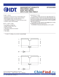 Datasheet QS32X861 manufacturer IDT