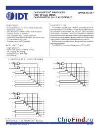 Datasheet QS33X257 manufacturer IDT