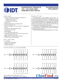Datasheet QS34XVH2245 производства IDT