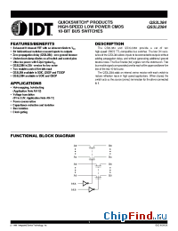 Datasheet QS3L2384 manufacturer IDT