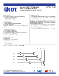 Datasheet QS3VH126 manufacturer IDT