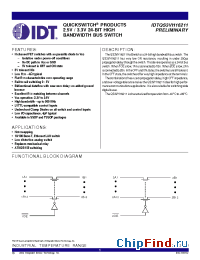 Datasheet QS3VH16211 manufacturer IDT