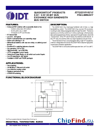 Datasheet QS3VH16212 manufacturer IDT