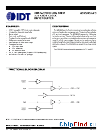 Datasheet QS532805A manufacturer IDT
