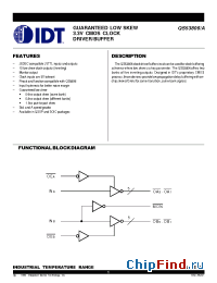 Datasheet QS53806A manufacturer IDT