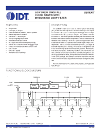 Datasheet QS5930 manufacturer IDT