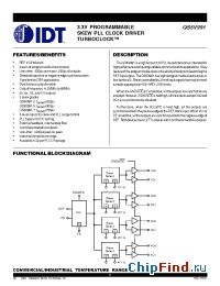 Datasheet QS5V991 manufacturer IDT