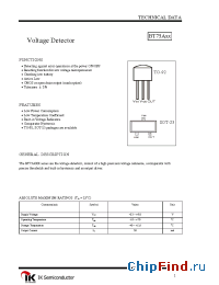 Datasheet BT75AxxLS manufacturer IK Semi.