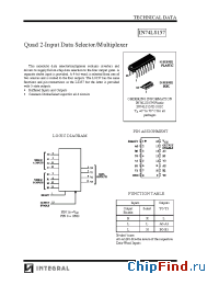 Datasheet IN74LS157N manufacturer IK Semi.