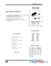 Datasheet IN74LV08D manufacturer IK Semi.