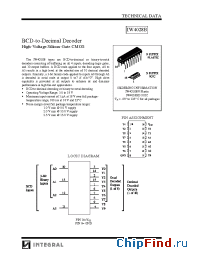 Datasheet IW4028BD manufacturer IK Semi.