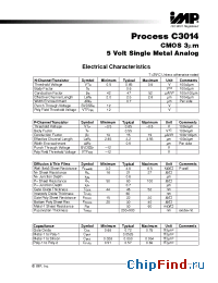 Datasheet C3014 производства IMP