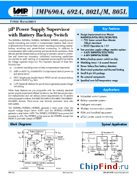 Datasheet IMP802M производства IMP