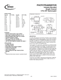 Datasheet 4N25 manufacturer Infineon