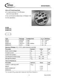 Datasheet BA892-02V manufacturer Infineon