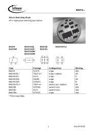 Datasheet BAS16-03 manufacturer Infineon