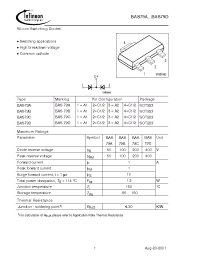 Datasheet BAS79DE6433 manufacturer Infineon