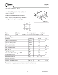 Datasheet BC807U manufacturer Infineon