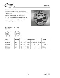 Datasheet BCR153 manufacturer Infineon