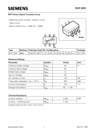 Datasheet BCR183SQ62702C2377 manufacturer Infineon
