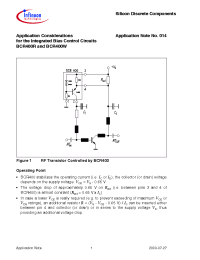 Datasheet BCR400 manufacturer Infineon