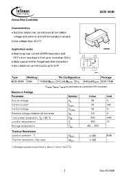 Datasheet BCR400RE6433 производства Infineon