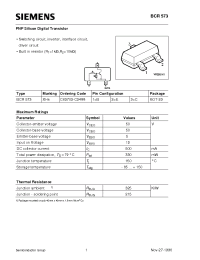 Datasheet BCR573Q62702C2488 manufacturer Infineon