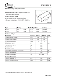 Datasheet BF623E6327 manufacturer Infineon