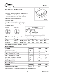 Datasheet BG3140 manufacturer Infineon