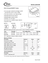 Datasheet BG3230 manufacturer Infineon
