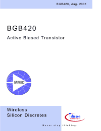 Datasheet BGB420 manufacturer Infineon
