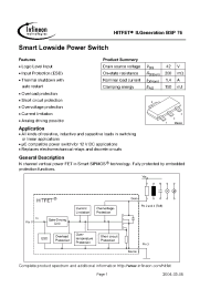 Datasheet BSP76 manufacturer Infineon