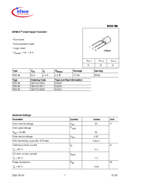 Datasheet BSS98E6288 manufacturer Infineon
