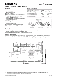 Datasheet BTS412B2E3043 manufacturer Infineon