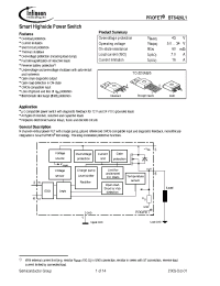 Datasheet BTS426L1E3043 manufacturer Infineon
