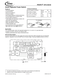 Datasheet BTS442E2 manufacturer Infineon