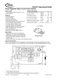 Datasheet BTS550P производства Infineon