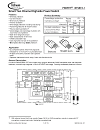 Datasheet BTS611L1E3128A производства Infineon