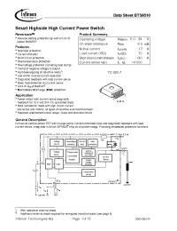 Datasheet BTS6510 производства Infineon