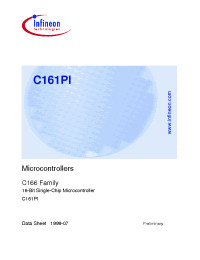 Datasheet C161PI manufacturer Infineon