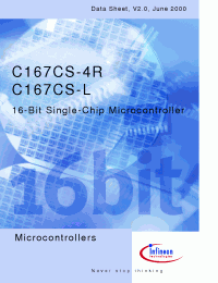 Datasheet C167CS-4R manufacturer Infineon