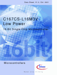 Datasheet C167CS-L16M3V manufacturer Infineon