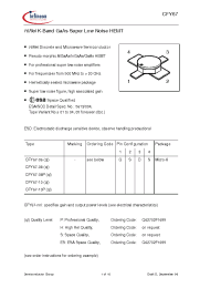 Datasheet CFY67-06 manufacturer Infineon