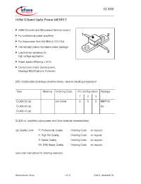 Datasheet CLX32-00 manufacturer Infineon