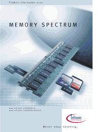 Datasheet HYB25D256160TFL-3 manufacturer Infineon