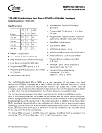 Datasheet HYB25L128160AC manufacturer Infineon