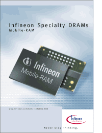 Datasheet HYB25L256160AF-7.5 производства Infineon