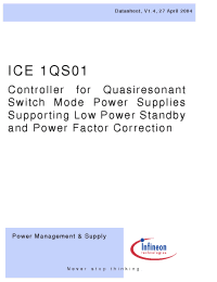 Datasheet ICE1QS01 manufacturer Infineon