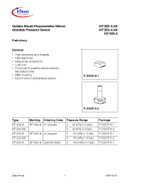 Datasheet KP202-A manufacturer Infineon