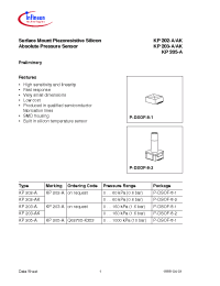 Datasheet KP203-A производства Infineon